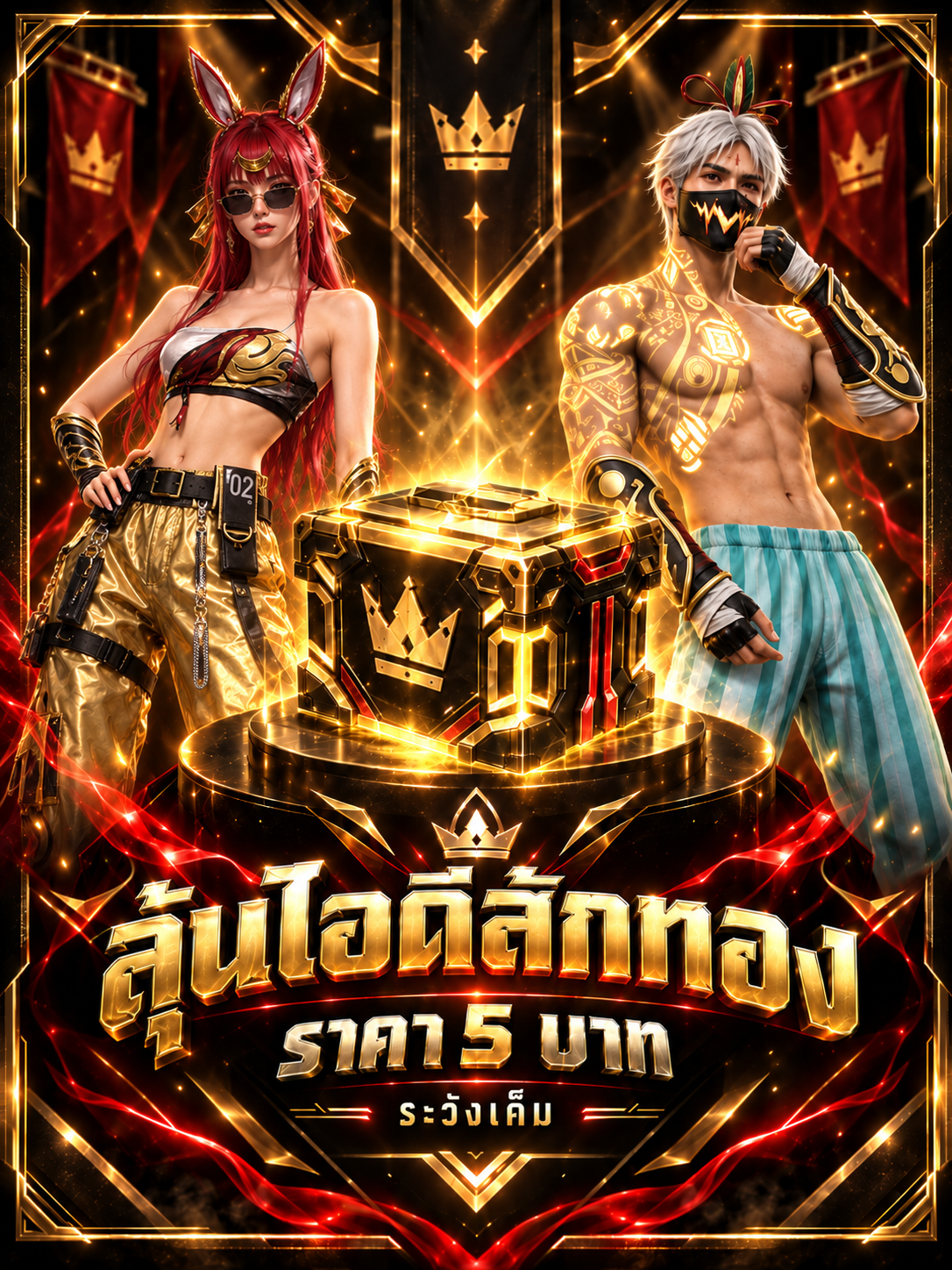 ลุ้นไอดีสักทอง